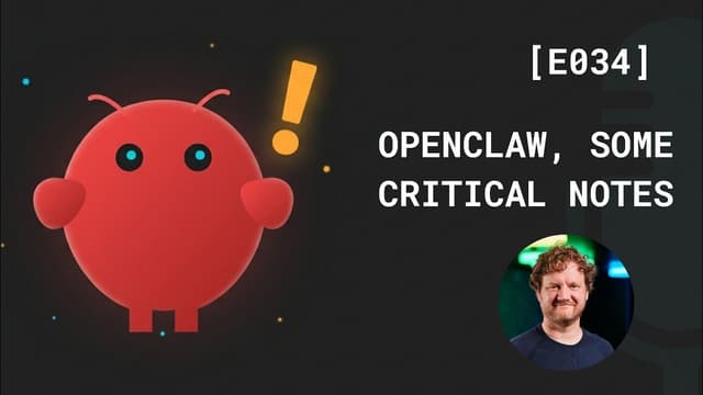 Openclaw, some critical notes